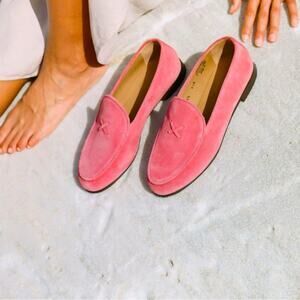 NWOB Del Toro Suede Milano Loafers begonia suede  size 8.5